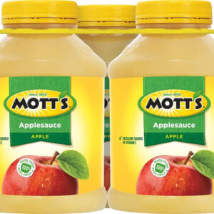 Mott's Applesauce (3-Pack, 48 oz Each) | Unsweetened Fruit Cups