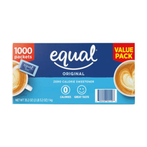 Equal Zero Calorie Sweetener Packets (1,000 ct.) | Sugar Alternative for Coffee & Baking