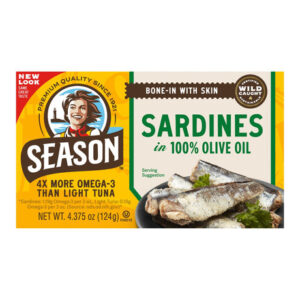 Season Sardines in Oil (10-Pack, 4.375 oz Each) | Wild Caught & Sustainably Sourced