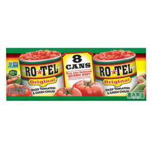 Rotel Diced Tomatoes & Green Chilies (8-Pack, 10 oz Each) | Spicy Salsa Base