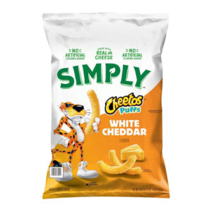 Simply Cheetos Puffs White Cheddar (16.875 oz) | Light, Cheesy Snack with Bold Flavor
