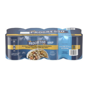Progresso Italian-Style Wedding Soup (8-Pack) | Hearty Homestyle Broth