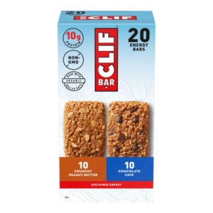 Clif Bar Energy Bars Variety Pack (20-Pack, 2.4 oz Each) | Wholesome Fuel for Active Days