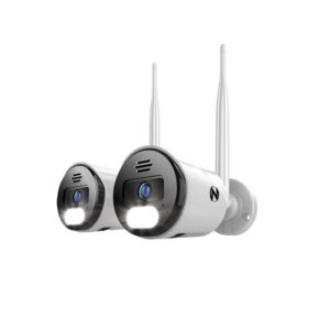 Night Owl Wi-Fi Spotlight Cameras (2-Pack) | 4K Plug-In Security with 2-Way Audio