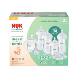 NUK Simply Natural Bottle Set (12 pc.) | Natural Feeding, SafeTemp