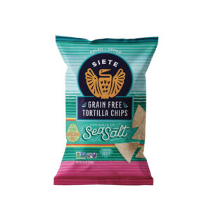 Siete Grain-Free Sea Salt Chips (12 oz) | Paleo-Friendly, Crispy Tortilla Chips