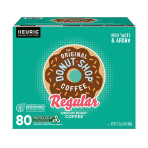 Original Donut Shop K-Cups (80-Pack) | Sweet Donut-Inspired Coffee Pods