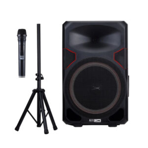 Altec Lansing Sound Rover Pro 650 PA Party Speaker (With Mic & Stand) | Powerful Sound with Festive LED Lights