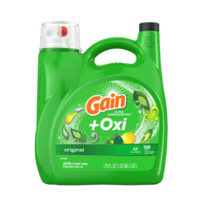 Gain + Oxi Liquid Laundry Detergent (Original, 159 Loads/170 oz.) | Stain Removal & Fresh Scent