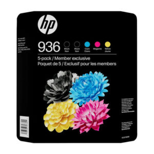 HP 936 Ink Cartridges (5-Pack) | Standard Yield, Instant Ink Eligible