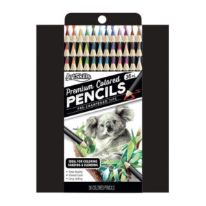 ArtSkills Premium Colored Pencils (36 Count) | Vibrant Pigments for Coloring, Drawing & Sketching