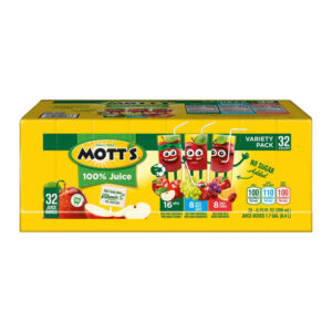 Mott's Juice Variety Pack (32-Pack, 6.75 oz Each) | Assorted Fruit Refreshment