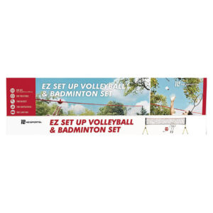 MD Sports EZ Set Up Volleyball & Badminton Set | Portable Game Kit
