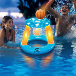 Cipton LED Inflatable Basketball Hoop | Floating Pool Game