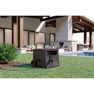 Suncast 150' Smart Tube Hose Hideaway WST150CS | Secure & Convenient