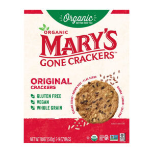Mary's Gone Crackers Original Organic (2-Pack, 9 oz Each) | Gluten-Free Whole Grain Snack