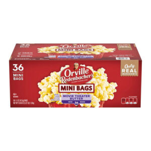 Orville Redenbacher's Movie Theater Butter Popcorn (36-Pack, 1.5 oz Each) | Snackable Mini Bags