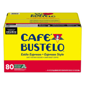 CafÃ© Bustelo Espresso K-Cups (80-Pack) | Bold Latin Flavor in Convenient Pods