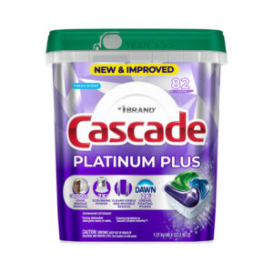 Cascade Platinum Plus Dishwasher Pods - Fresh Scent (82 ct.) | Powerball & Jet-Dry in One