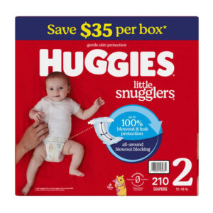 Huggies Little Snugglers Diapers | Gentle Fit & Umbilical Cord Cutout