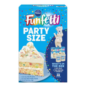 Pillsbury Funfetti Cake Mix & Frosting Kit (61.7 oz) | Colorful Celebration Cakes
