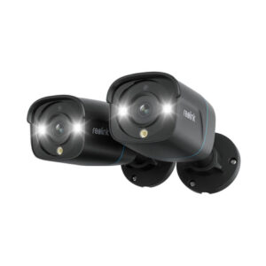 Reolink P330 8MP Add-On Outdoor Network Bullet Camera with Night Vision (Black, 2-Pack) | 4K PoE Surveillance