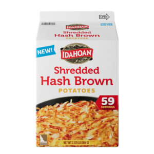 Idahoan Shredded Hash Browns (2.125 lbs) | 59-Serving Breakfast Essential