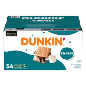 Dunkin' S'mores Coffee Pods (54-Pack) | Toasted Marshmallow & Chocolate Flavor