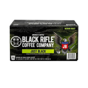 Black Rifle Coffee Pods (75-Pack) | Medium Roast for Bold Black Coffee
