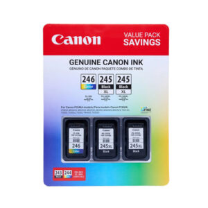 Canon Ink Combo (PG245XL & CL246) | High-Yield Black & Color Cartridges