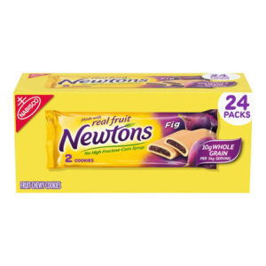 Newtons Fig Cookies Variety Pack (24-Pack, 2 oz Each) | Soft, Chewy Fruit-Filled Bars