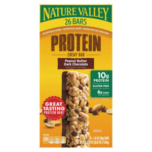 Nature Valley PB Chocolate Protein Bars (26-Pack) | High-Protein Sweet & Savory Snack