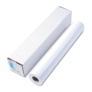 HP DesignJet Large Format Paper for Inkjet Prints, 7 mil, 24" x 100 ft, Satin White (Q6579A)