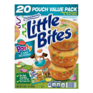 Entenmann's Little Bites Party Cakes (20-Pack) | Mini Snack Cakes for Sharing