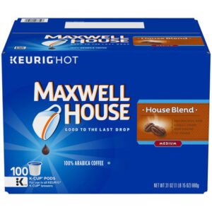 Maxwell House House Blend K-Cup Pods (100 ct.) | Rich, Balanced Medium-Roast Coffee