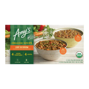 Amy's Organic Lentil Soup (8-Pack, 14.5 oz Each) | Hearty Vegan Comfort Soup