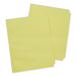Universal Self-Tab Index Dividers, 5-Tab, 11 x 8.5, Buff, 36 Sets (UNV20836)