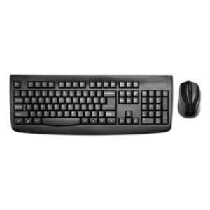 Kensington Keyboard for Life Wireless Desktop Set, 2.4 GHz Frequency/30 ft Wireless Range, Black (75231)