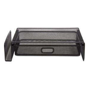 TRU RED Telestand Mesh Stand for Desktop Phone, 15.16 x 9.37 x 4.33, Black (24402463)