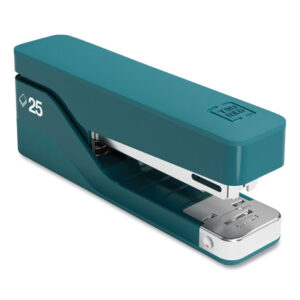 TRU RED Desktop Aluminum Stapler, 25-Sheet Capacity, Teal (24418165)