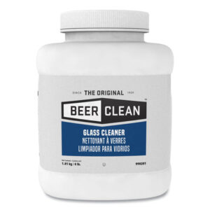 Diversey Beer Clean Glass Cleaner, Unscented, Powder, 4 lb. Container (990201)
