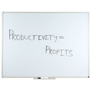 AbilityOne 7110015550293, SKILCRAFT Magnetic Porcelain Marker Board, 36 x 48, White Surface, Aluminum/Black Plastic Frame