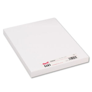 Pacon Medium Weight Tagboard, 12 x 9, White, 100/Pack (5281)