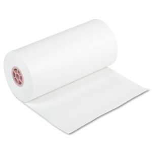 Pacon Kraft Paper Roll, 40 lb Wrapping Weight, 18" x 1,000 ft, White (5618)