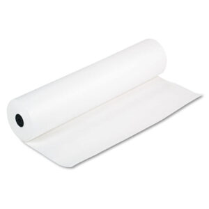 Pacon Spectra ArtKraft Duo-Finish Paper, 48 lb Text Weight, 36" x 1,000 ft, White (67001)