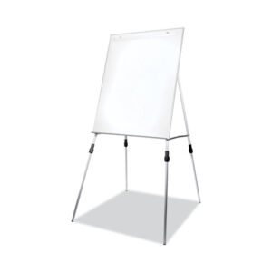 Flipside Adjustable Dry Erase Board, 27.5 x 32, White Surface, Silver Aluminum Frame (51000)