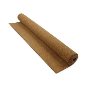 Flipside Cork Roll, 96" x 48", 0.12" Thick, Brown Surface (38001)