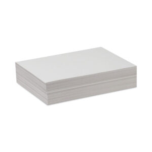 Pacon White Drawing Paper, 47 lb Text Weight, 9 x 12, Pure White, 500/Ream (4739)