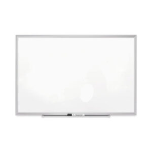 Quartet Classic Series Porcelain Magnetic Dry Erase Board, 60 x 36, White Surface, Silver Aluminum Frame (2545)