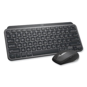 Logitech MX Keys Mini Combo for Business Wireless Keyboard and Mouse, 2.4 GHz Frequency/32 ft Wireless Range, Graphite (920011048)